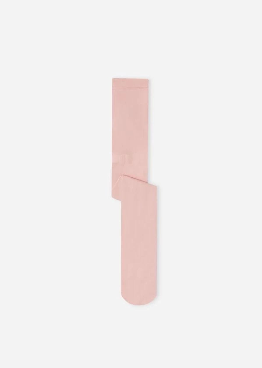 Calzedonia Girls' Thermal Tights 720 - Rosa Cipria, Warm Winter Leggings for Kids