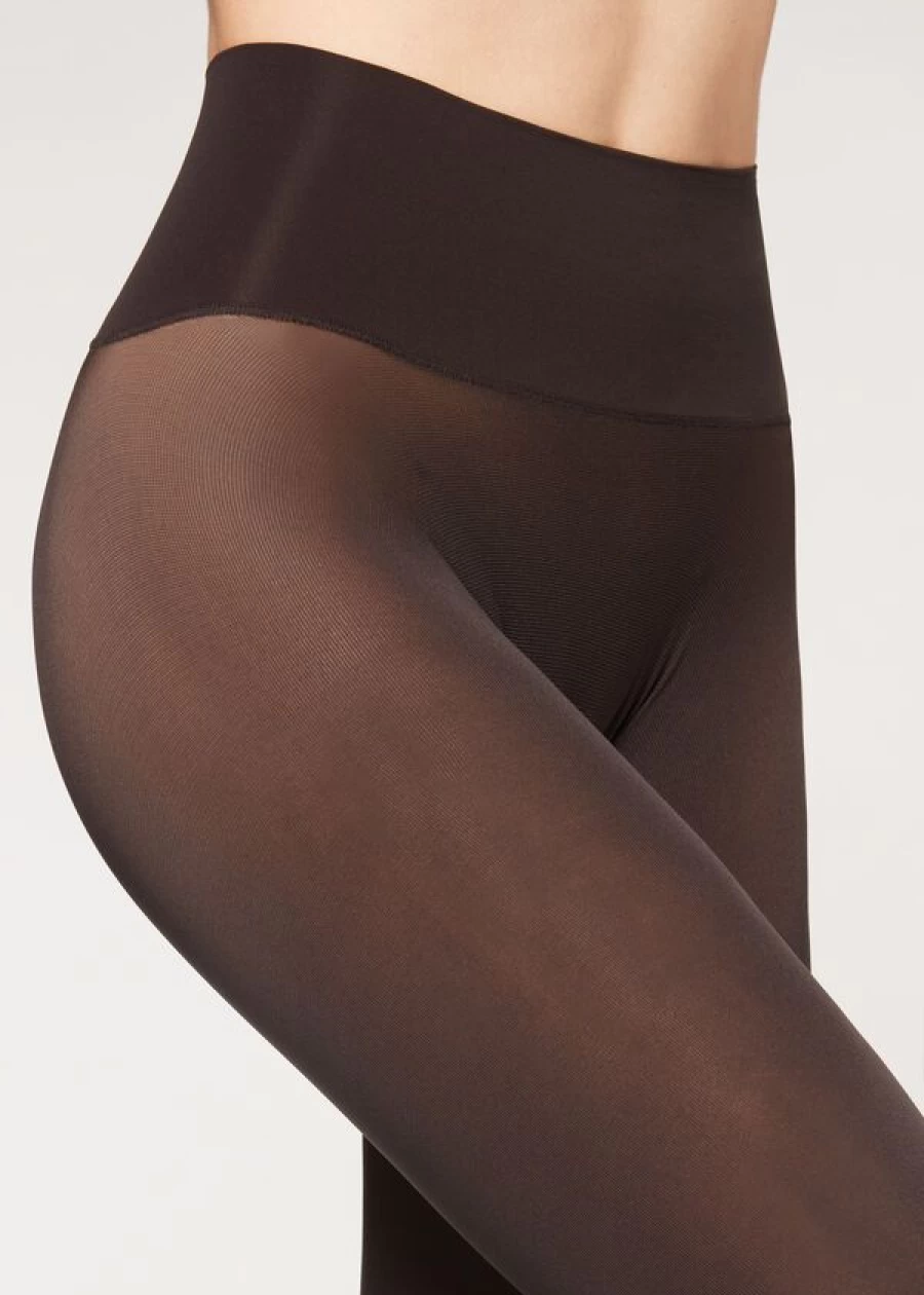 Calzedonia 50 Denier Tights in Grigio Scuro - Totally Invisible Sheer Pantyhose