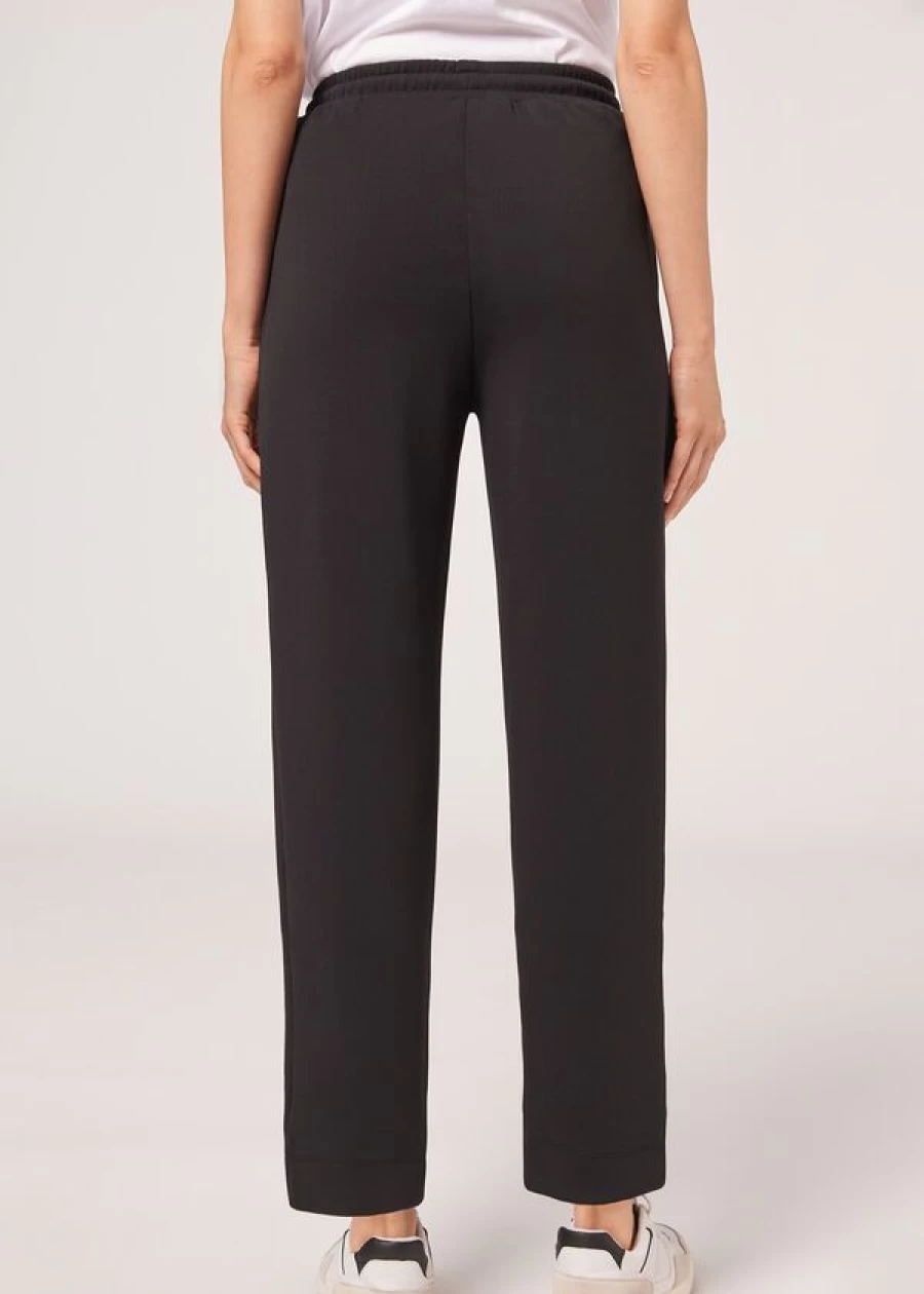 Calzedonia Modal Drawstring Trousers with Pockets - 019 Black