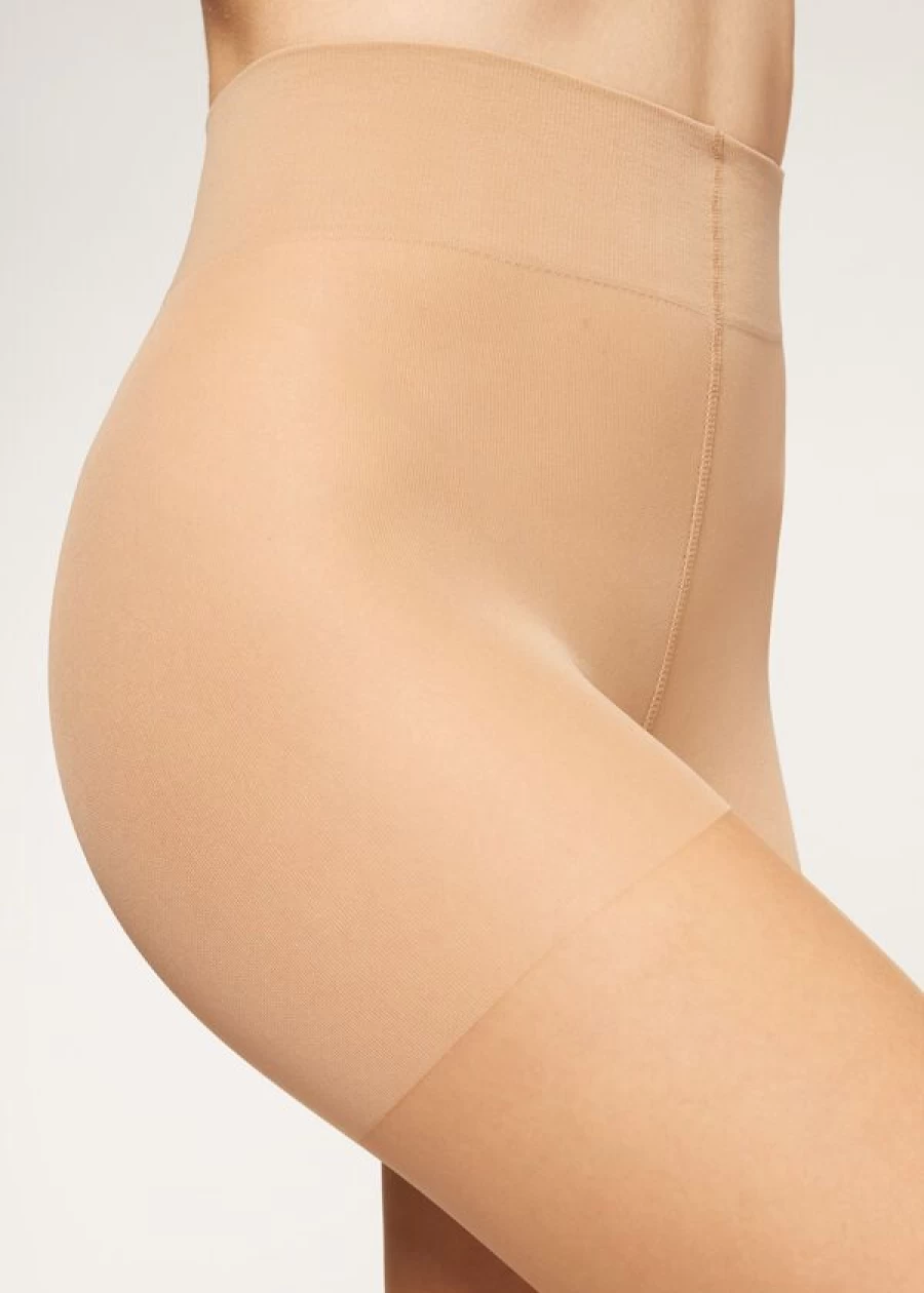 Calzedonia 40 Denier Action Tights Medium - 582 Nude 6 Elixir Caramel