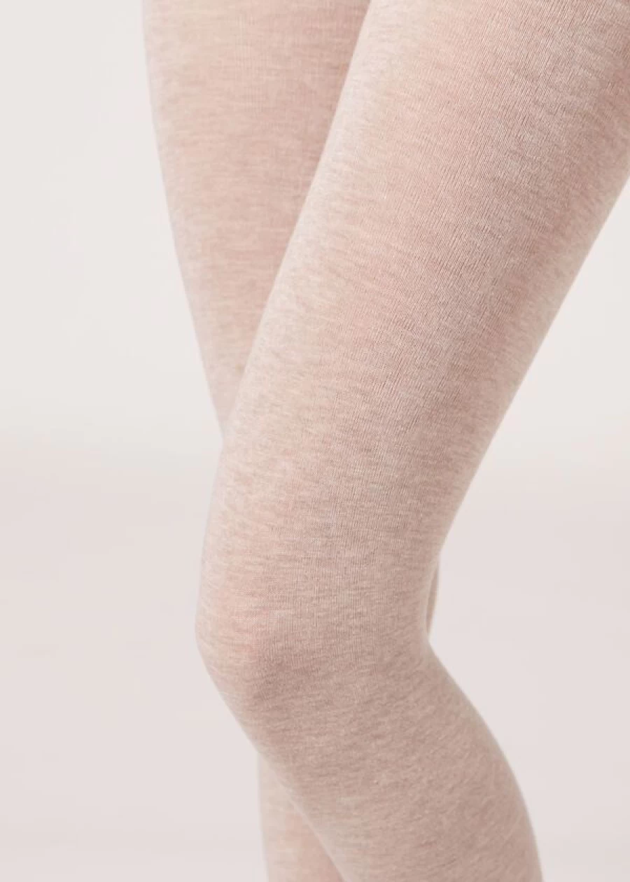 Calzedonia Soft Modal Cashmere Blend Tights in 1084 Natural Blend - Luxurious Comfort & Warmth