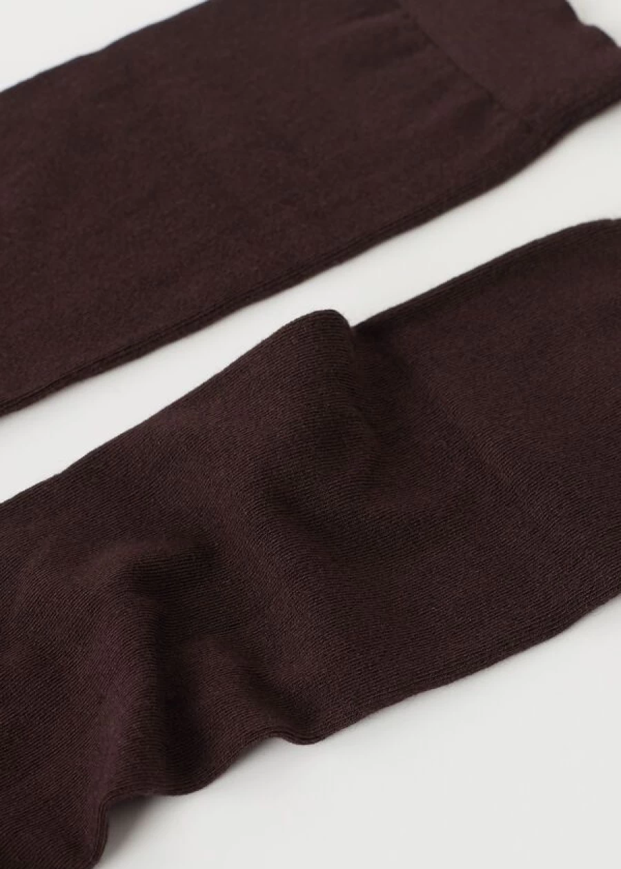 Calzedonia Cashmere Long Socks in 745 - Brown | Soft Winter Warmth Luxury Socks