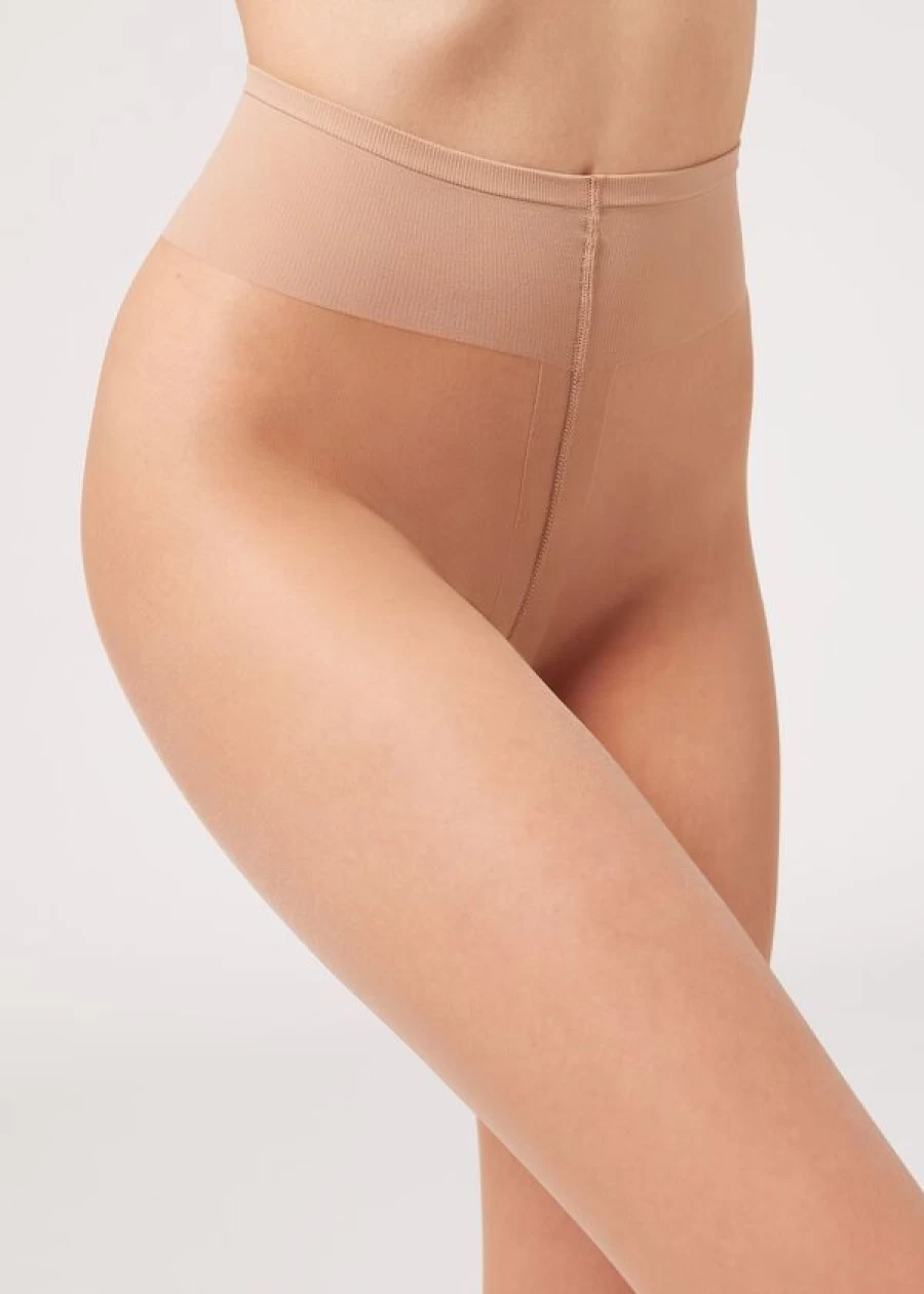Calzedonia Premium Matt Second Skin 15 Denier Tights in 3294 - Nude 4 - Natural