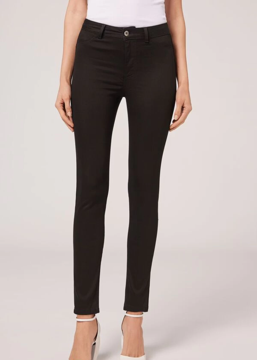 Calzedonia Eco Light Denim Push Up Jeans in 3293 - Black Denim