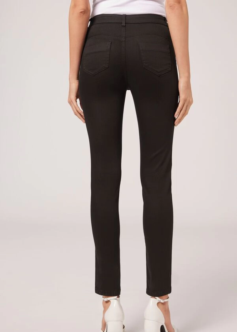 Calzedonia Eco Light Denim Push Up Jeans in 3293 - Black Denim