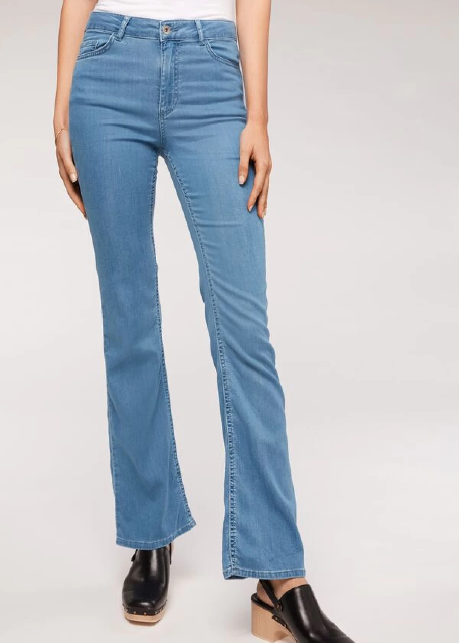 Calzedonia Eco Light Denim Blue Flared Jeans - Sustainable 4940 Wash