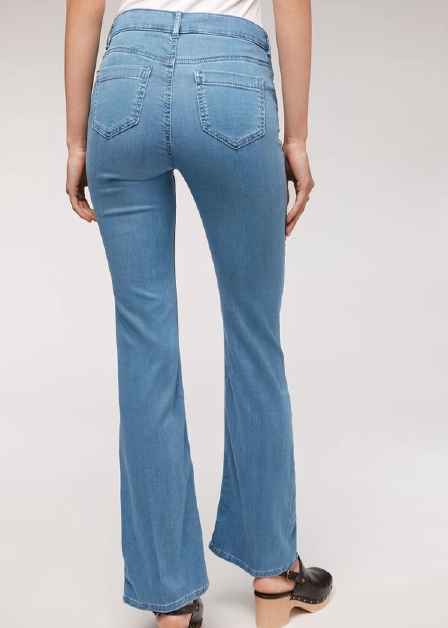 Calzedonia Eco Light Denim Blue Flared Jeans - Sustainable 4940 Wash