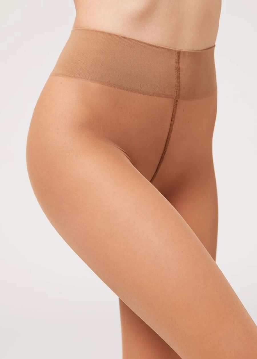 Calzedonia Soft Touch 30 Denier Tights in 009 Nude 6 - Elixir/Caramel for Total Comfort
