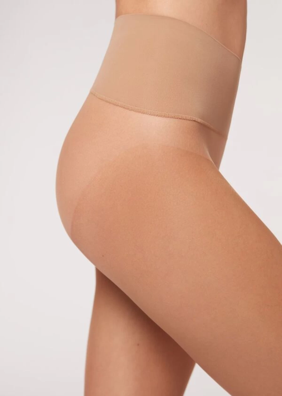 Calzedonia Essential Invisible 20 Denier Sheer Tights in 009 Nude 6 Elixir Caramel