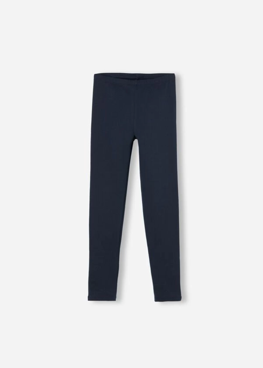 Calzedonia Girls' Thermal Leggings for Winter - Intense Blue 700, Warm & Comfortable Cold Weather Pants