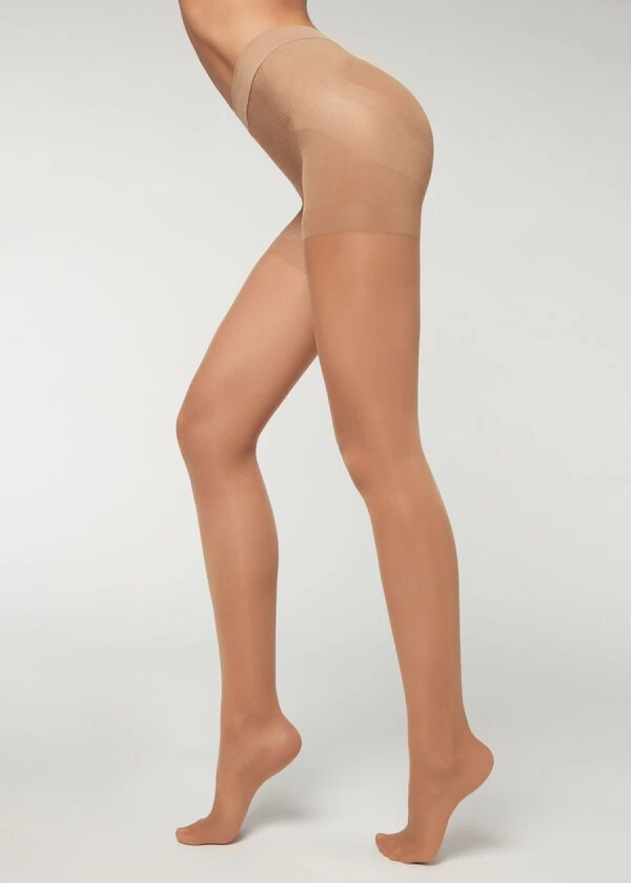 Calzedonia Sheer Tights 30 Denier Total Shaper - Nude 6 Elixir Caramel